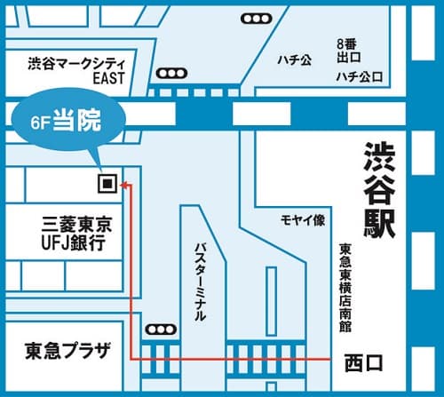 ゆうメンタルクリニック渋谷院（心療内科・精神科）アクセス地図